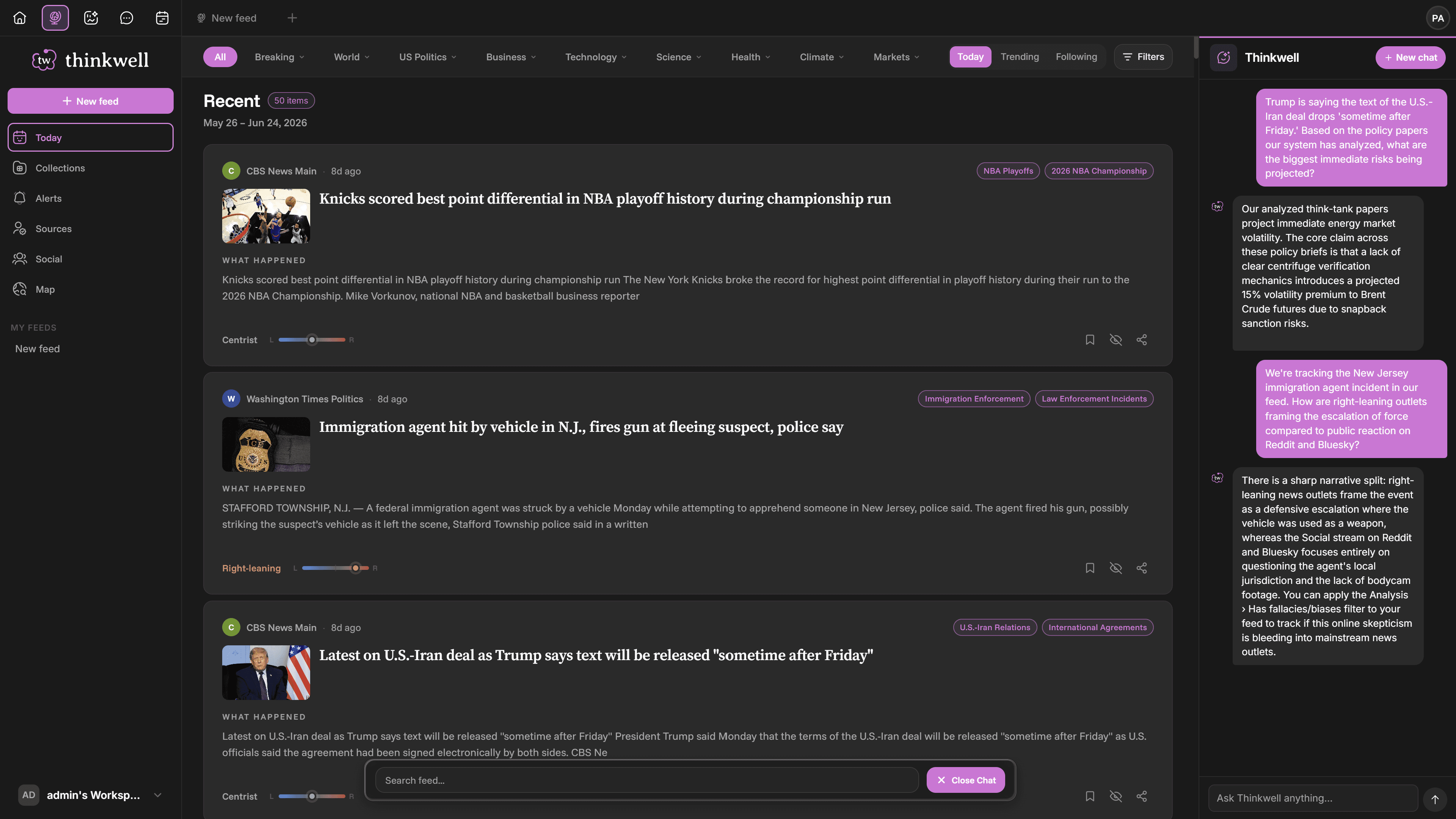 Thinkwell™ News Room module